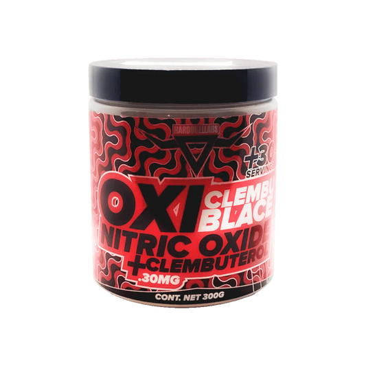 OXI CLEMBU BLACE / NITRIC OXIDE+CLEMBUTEROL HARD BULLLABS 30 SERVES 300G.
