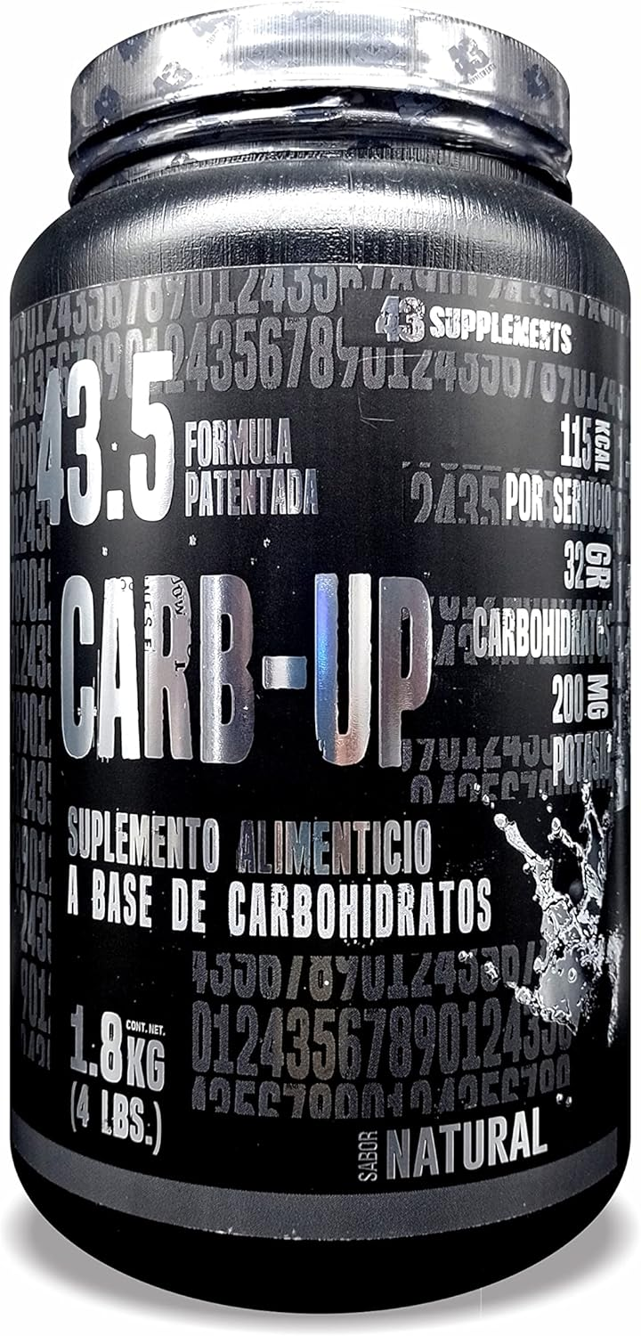 CARB-UP 43 SUPPLEMENTS 115 SERVICIOS 1.8KGS (4LBS)