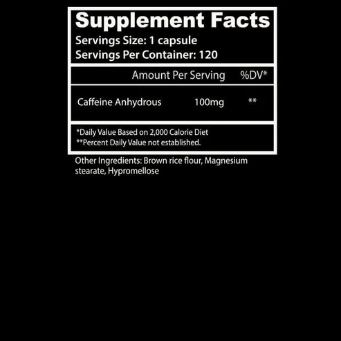 CAFFEINE ASYLUM CABINET CAPSULES INSANE LABZ 120CAPS