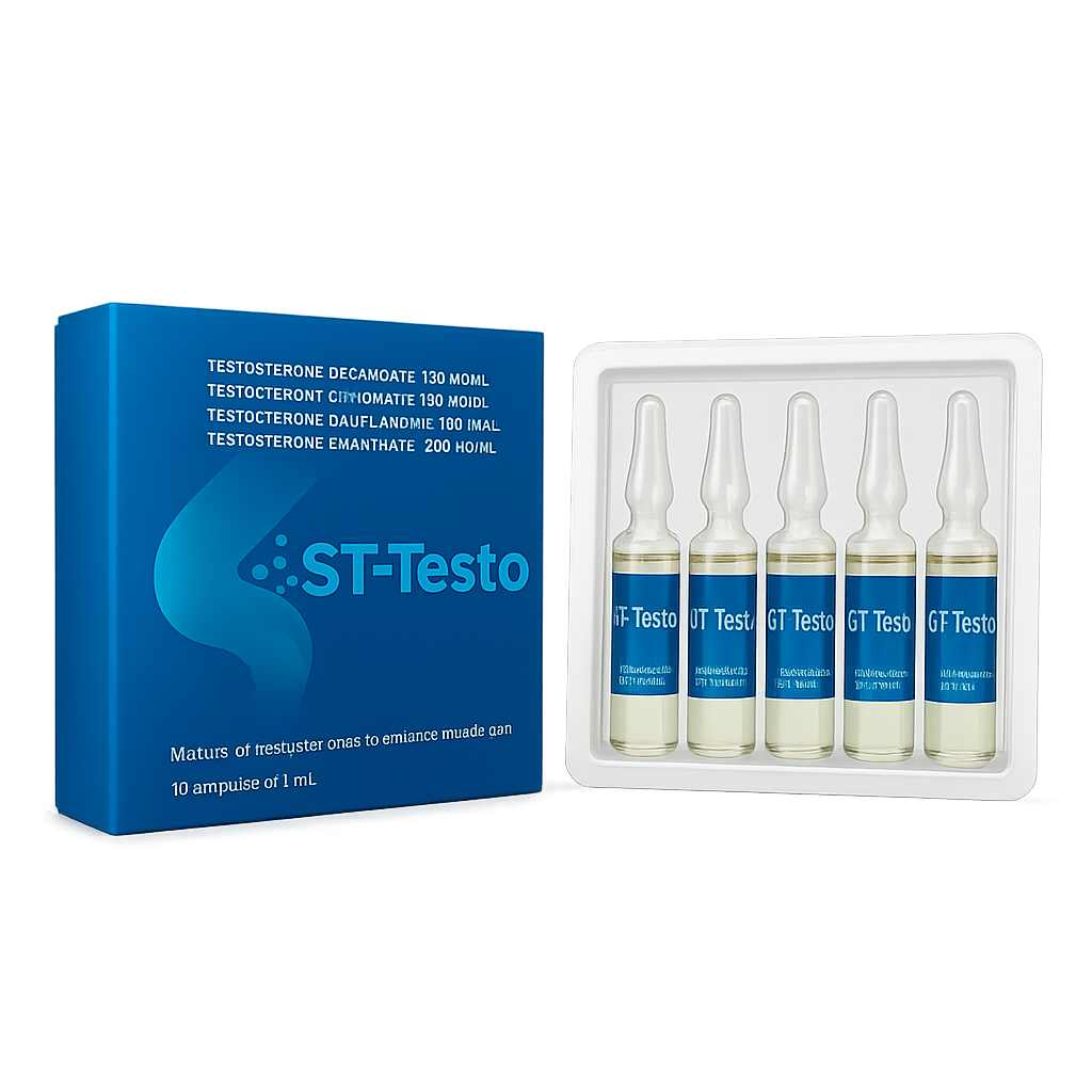ST-ROIDS TESTO BLEND 500MG 10 AMPOLLAS 1ML