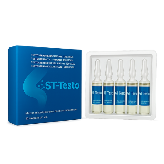 ST-ROIDS TESTO BLEND 500MG 10 AMPOLLAS 1ML