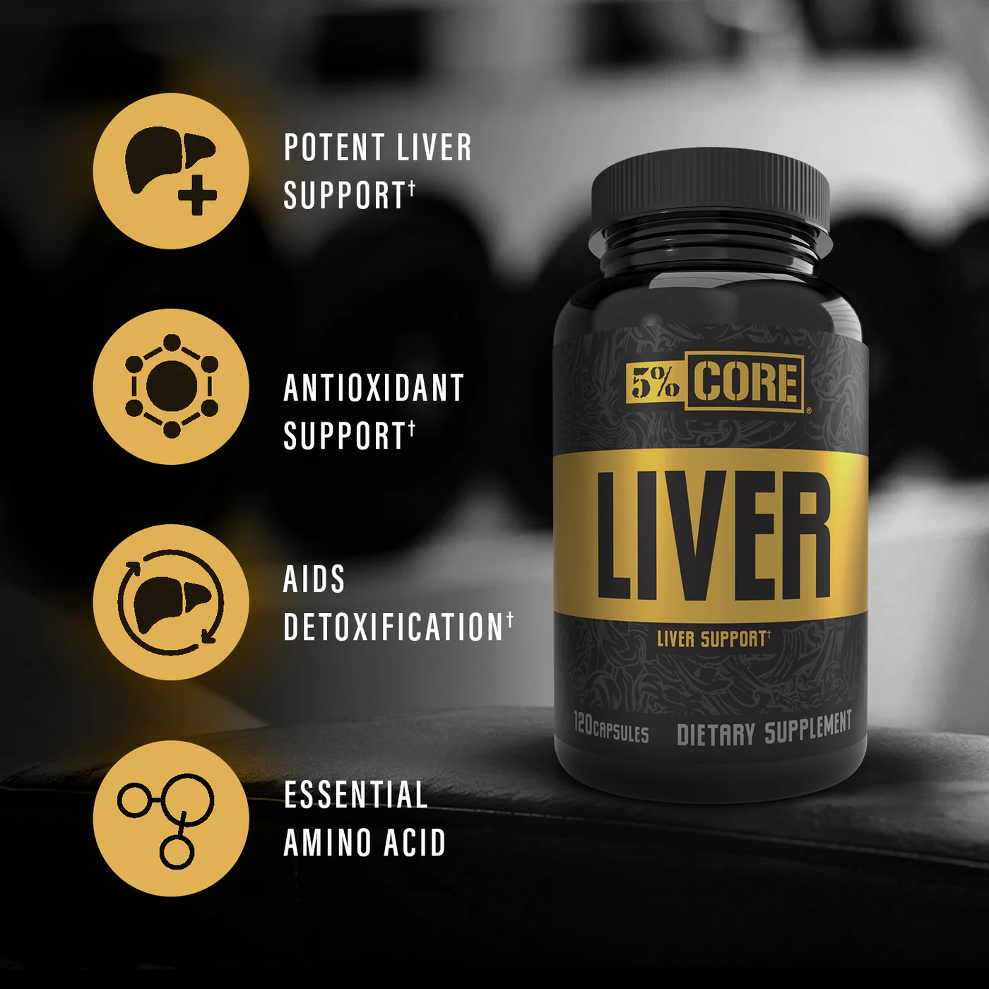 LIVER RICH PIANA 5%  120CAPS