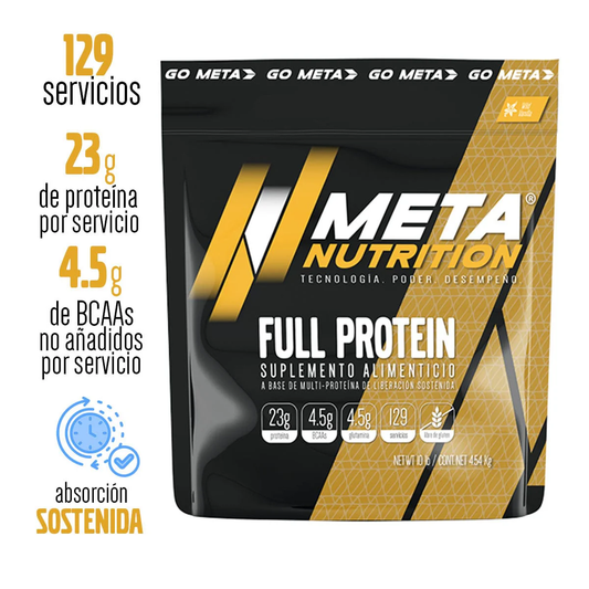 FULL PROTEIN META NUTRITION 10LB. 129 SERVICIOS