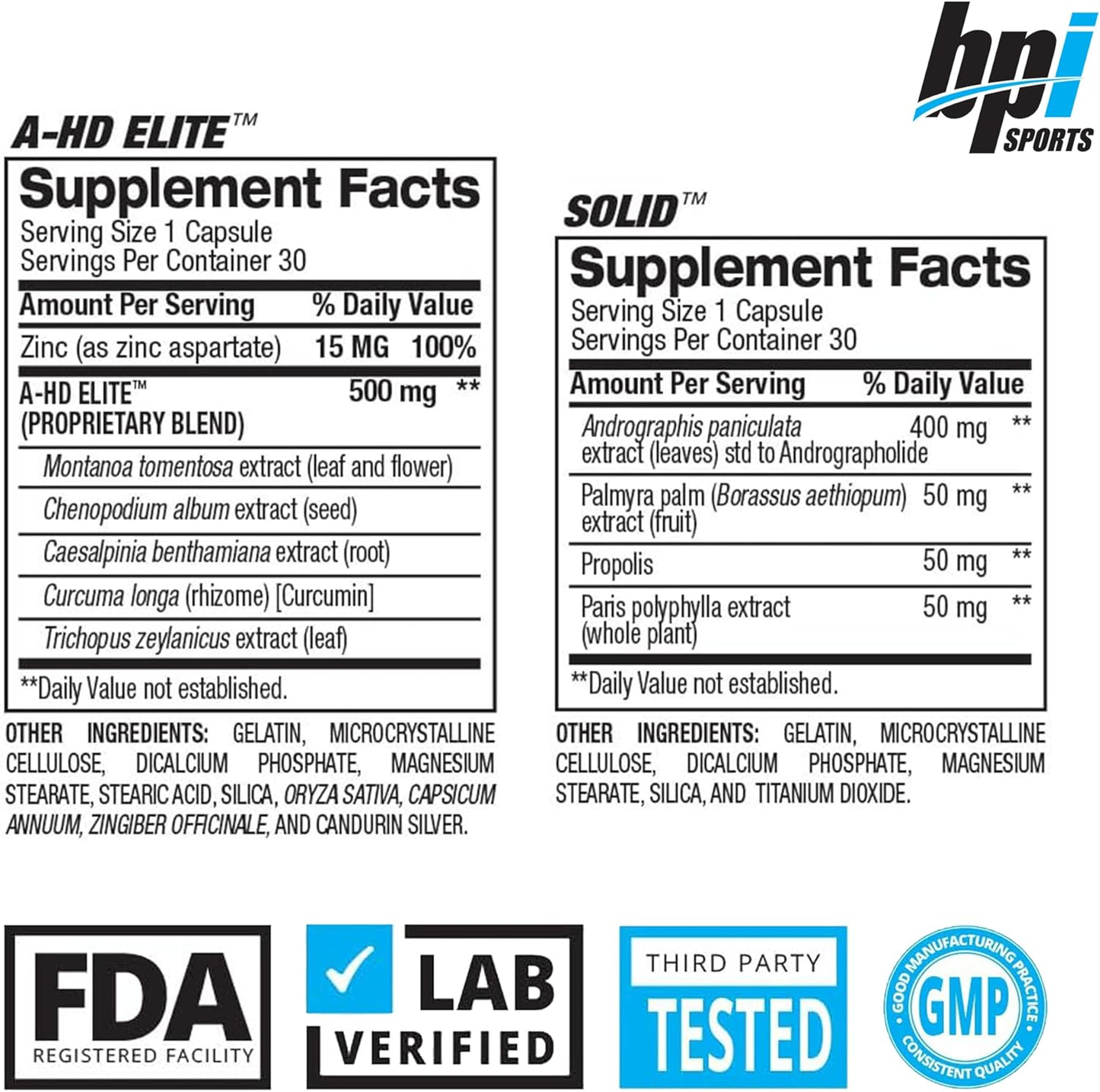 A-HD ELITE + SOLID BPI SPORTS