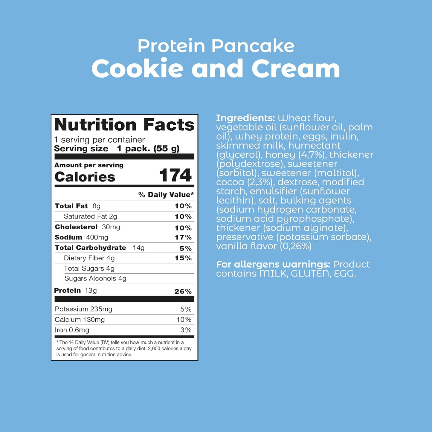 PROTEIN PANCAKE SMARTER SNACKS CAJA 12 PACK