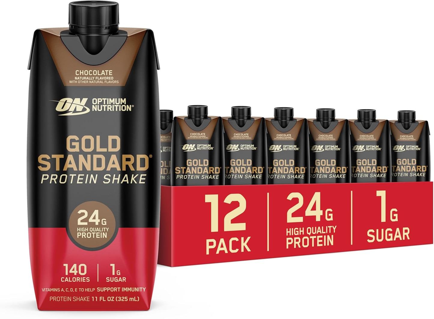 PROTEIN SHAKE GOLD STANDARD 325 ML 12 PACK RTD