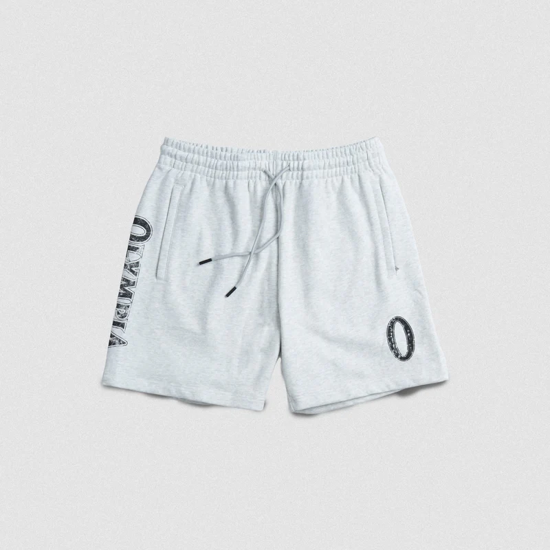 OLYMPIA SWEAT SHORT HEATHER GRAY