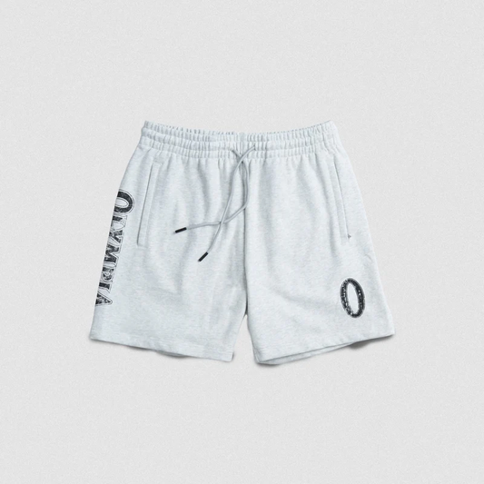 OLYMPIA SWEAT SHORT HEATHER GRAY