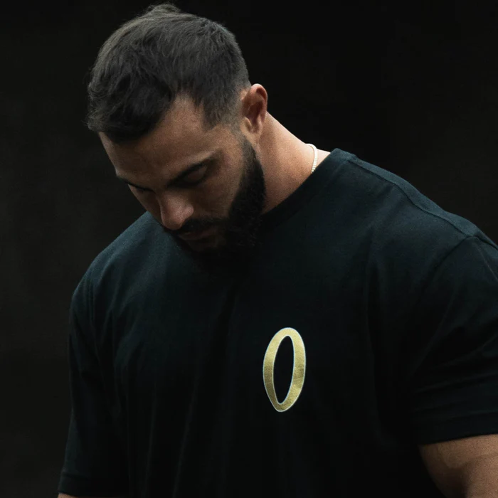 GOLD OLYMPIA BASIC TEE BLACK/GOLD