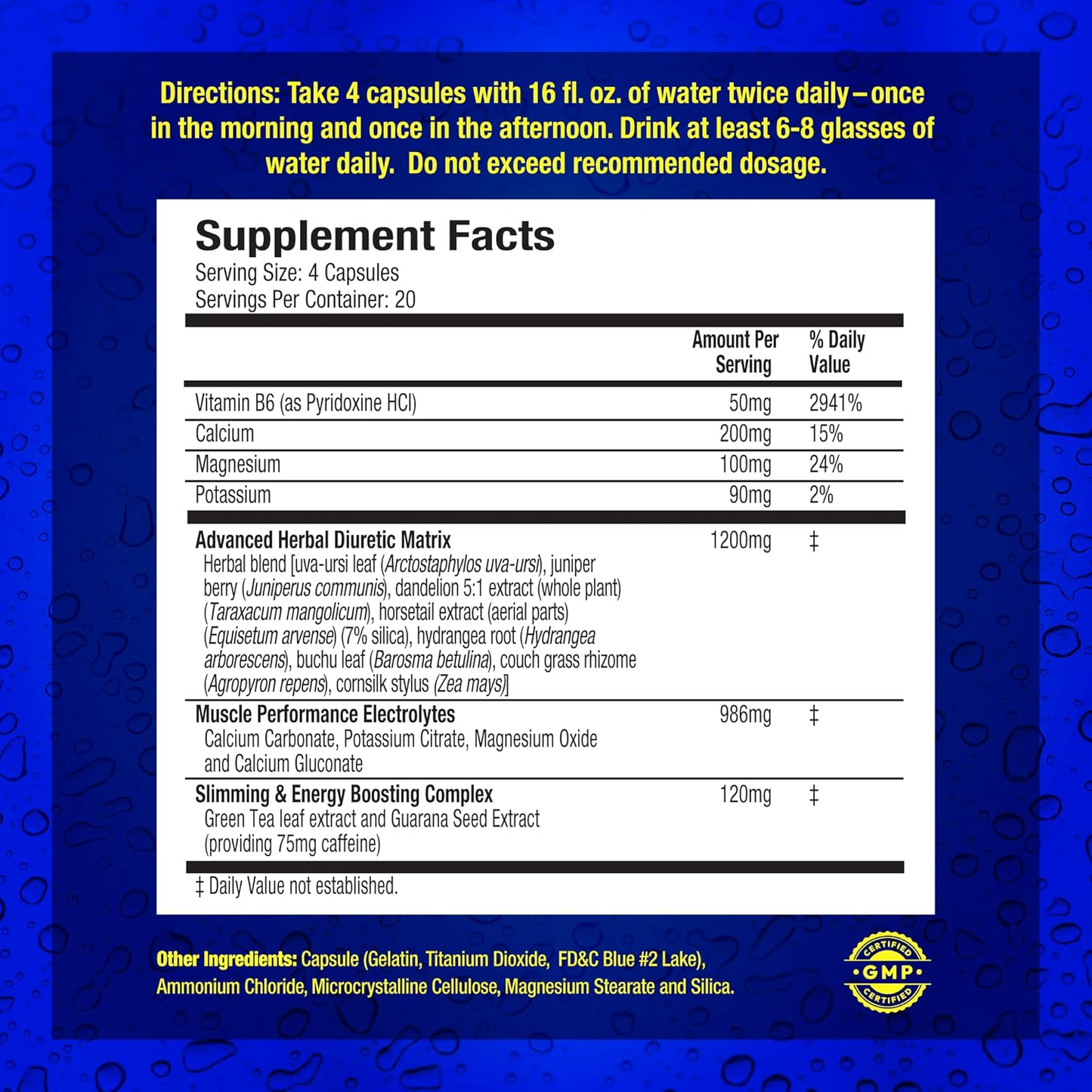 XPEL DIURETIC MAXIMUN STRENGHT 80 CAPSULAS MHP