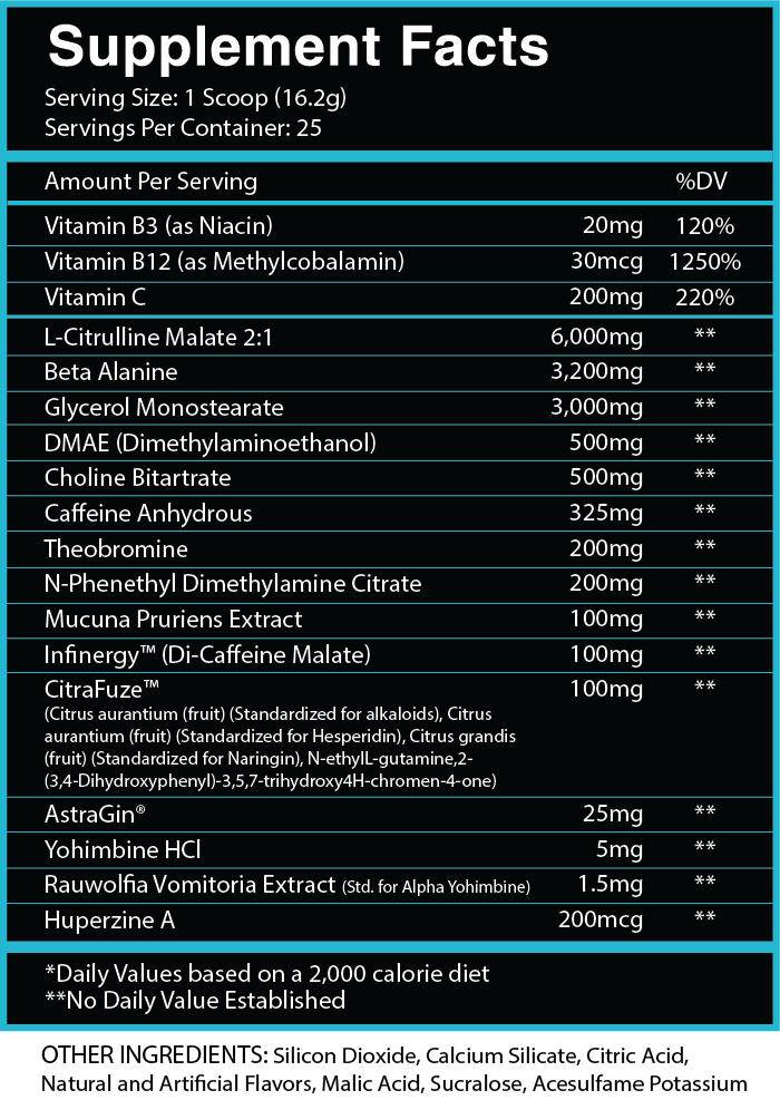 PREWORKOUT GOD OF RAGE CENTURION LABZ COLLAB ANTI-HUMAN 25 SERVIDAS