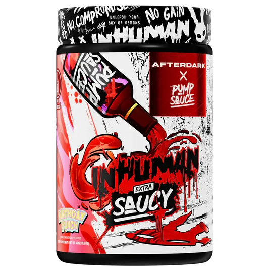 PRE ENTRENO INHUMAN EXTRA SAUCY AFTER DARK LABS 21 SERVICIOS 16.05OZ BOTE