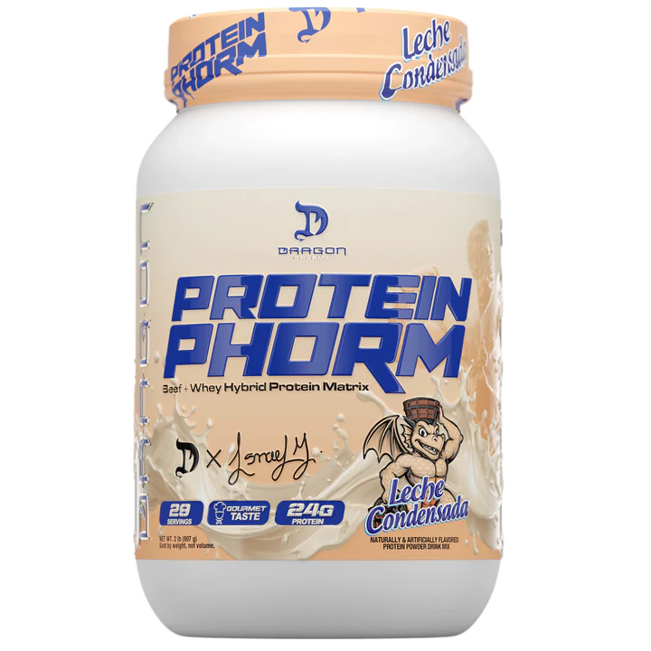 BEEF WHEY IBRID PROTEINPHORM DRAGON PHARMA 29 SERVIDAS 2LBS. BOTE