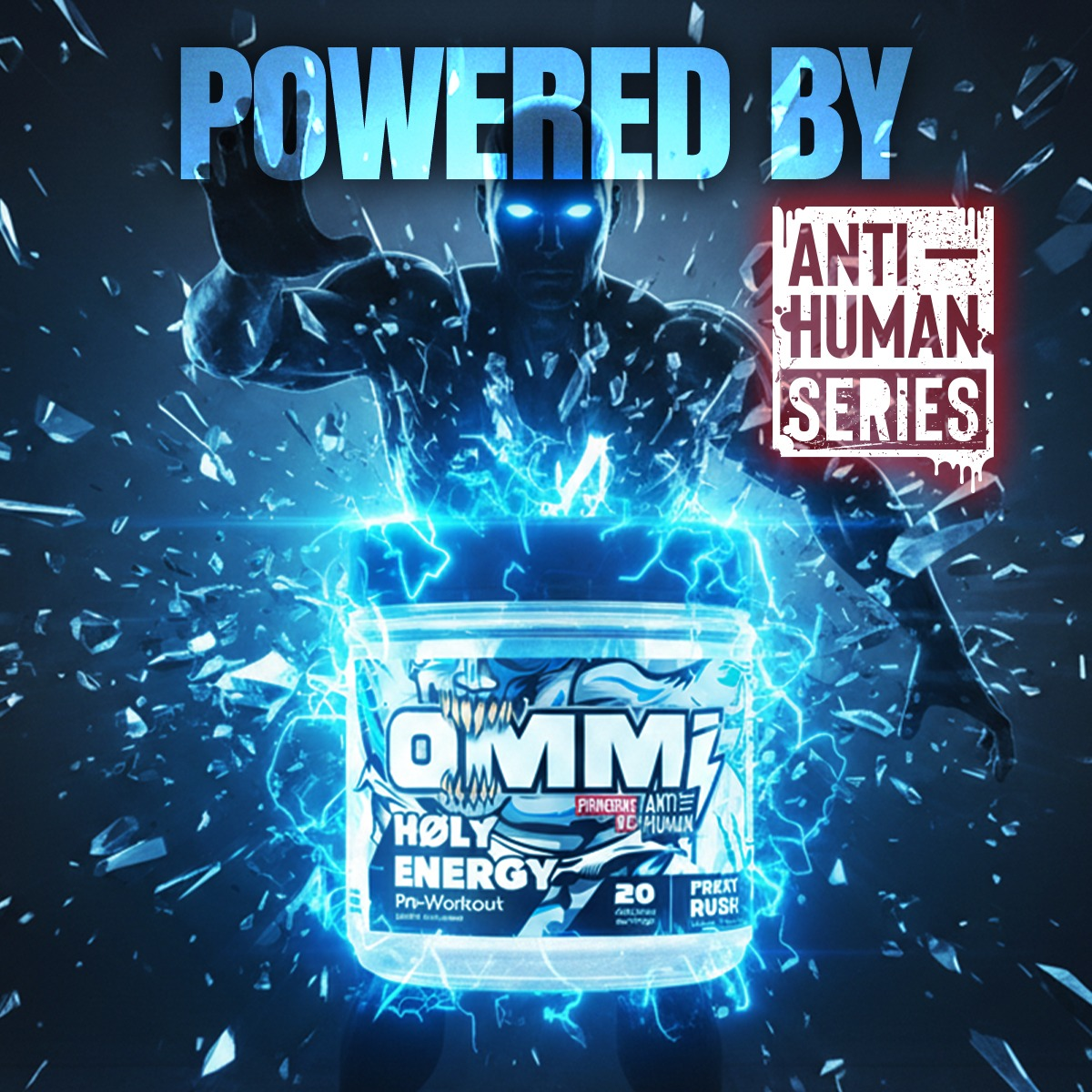 PRE-WORKOUT HOLY ENERGY OMMI ANTI-HUMAN 20 SERVICIOS