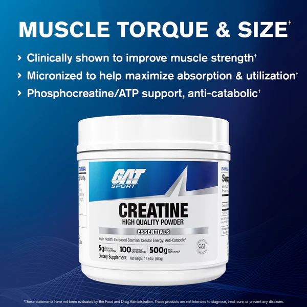 CREATINE GAT SPORT 100 SERVICIOS 500G