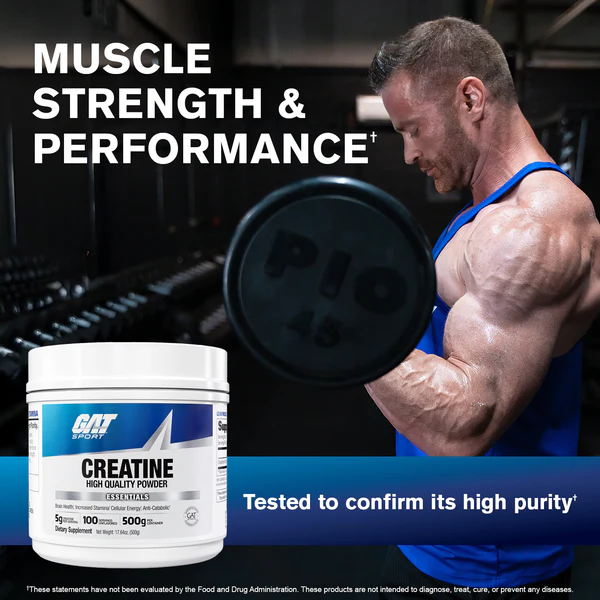 CREATINE GAT SPORT 100 SERVICIOS 500G
