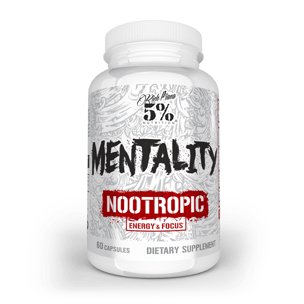 MENTALITY NOOTROPIC ENERGY & FOCUS, RICH PIANA 5% 60 CAPSULAS