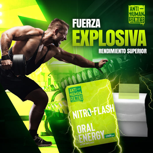 NITRO FLASH ORAL ENERGY ANTI HUMAN CAJA 30 UNIDADES