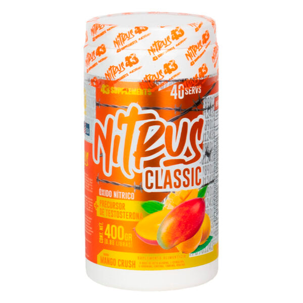 NITRUS + CLEMBU 43 SUPPLEMENTS 40 SERVIDAS 400GR. (0.88 LBRS.)