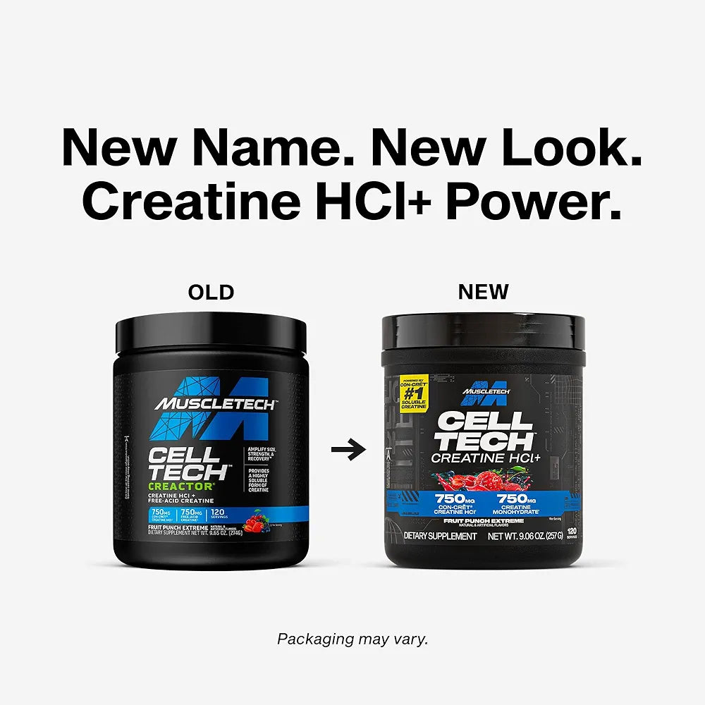 CREATINE HCI CELL TECH CREACTOR MUSCLE TECH 120 SERVICIOS