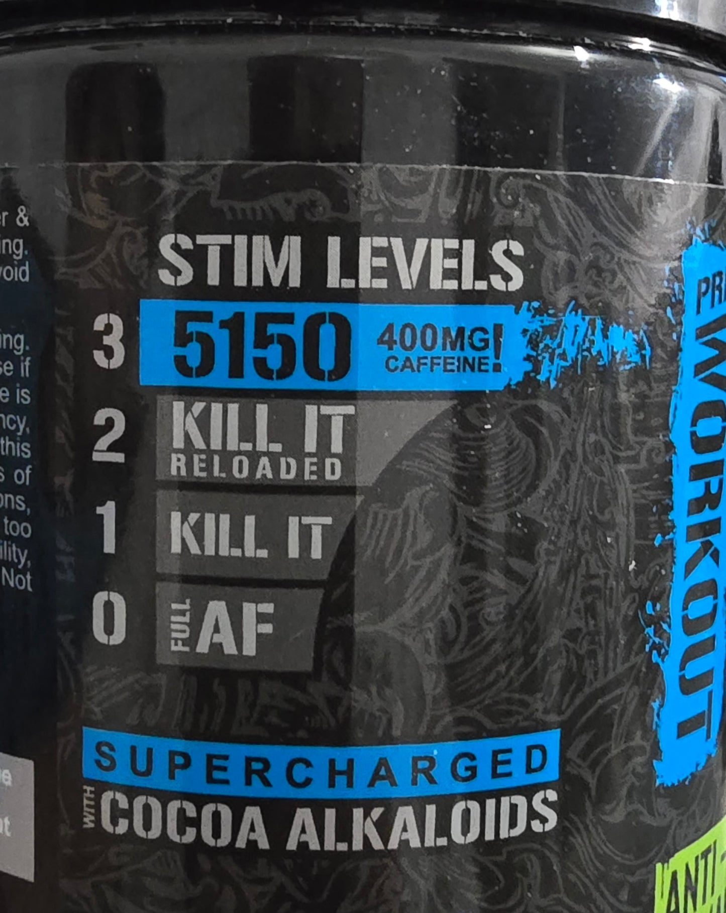 PRE-WORKOUT 51 50 ANTI-HUMAN SERIES &amp; RICH PIANA 5% 30 SERVICES 417GRS. (14.71OZ)