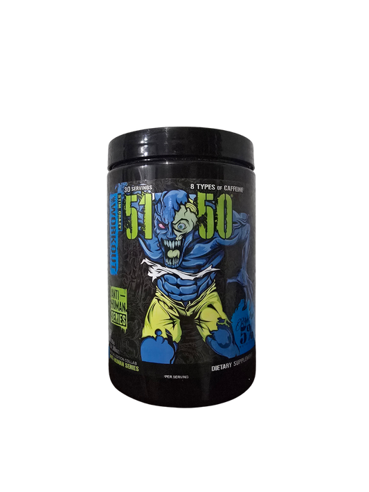 PRE-WORKOUT 51 50 ANTI-HUMAN SERIES & RICH PIANA 5% 30 SERVICIOS 417GRS. (14.71OZ)
