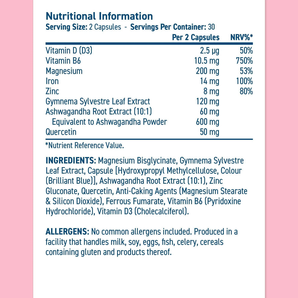 MENOPAUSE COMPLEX APPLIED NUTRITION 60 CAPSULAS