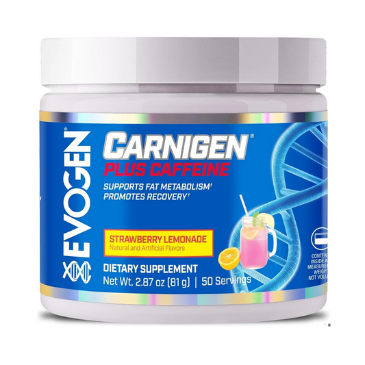 CARNIGEN PLUS CAFFEINE EVOGEN 50 SERVIDAS