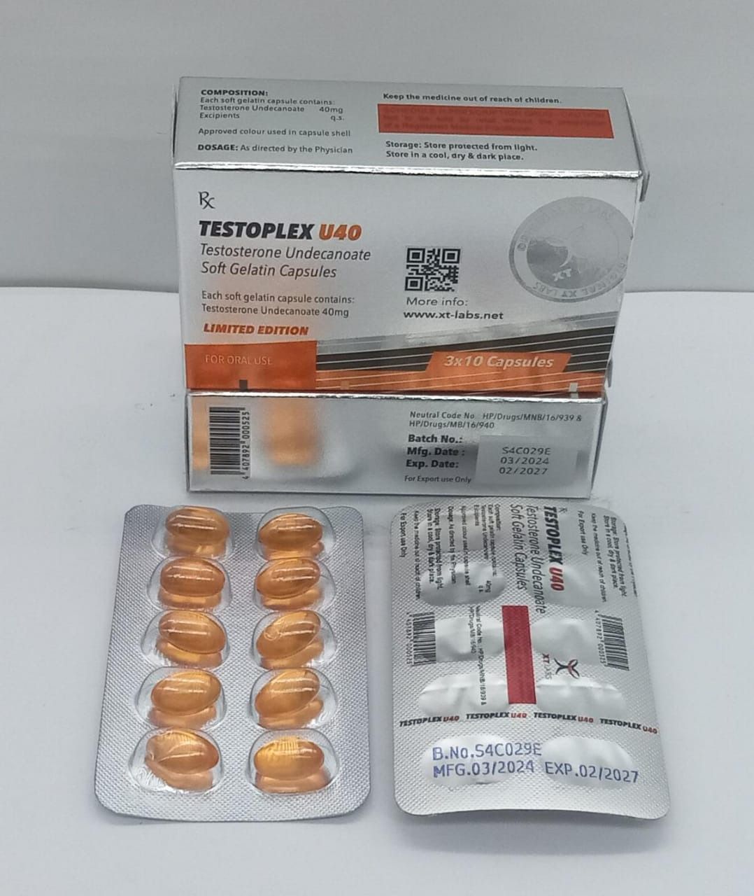 TESTOPLEX XT LABS 40CAPS