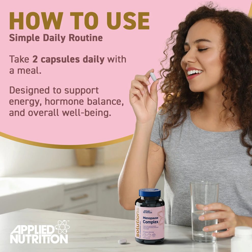 MENOPAUSE COMPLEX APPLIED NUTRITION 60 CAPSULAS