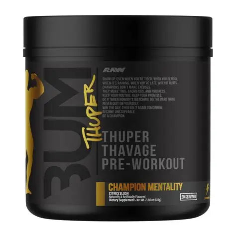PRE WORKOUT C BUM THUPER CHAMPION MENTALITY 20 SERVICIOS