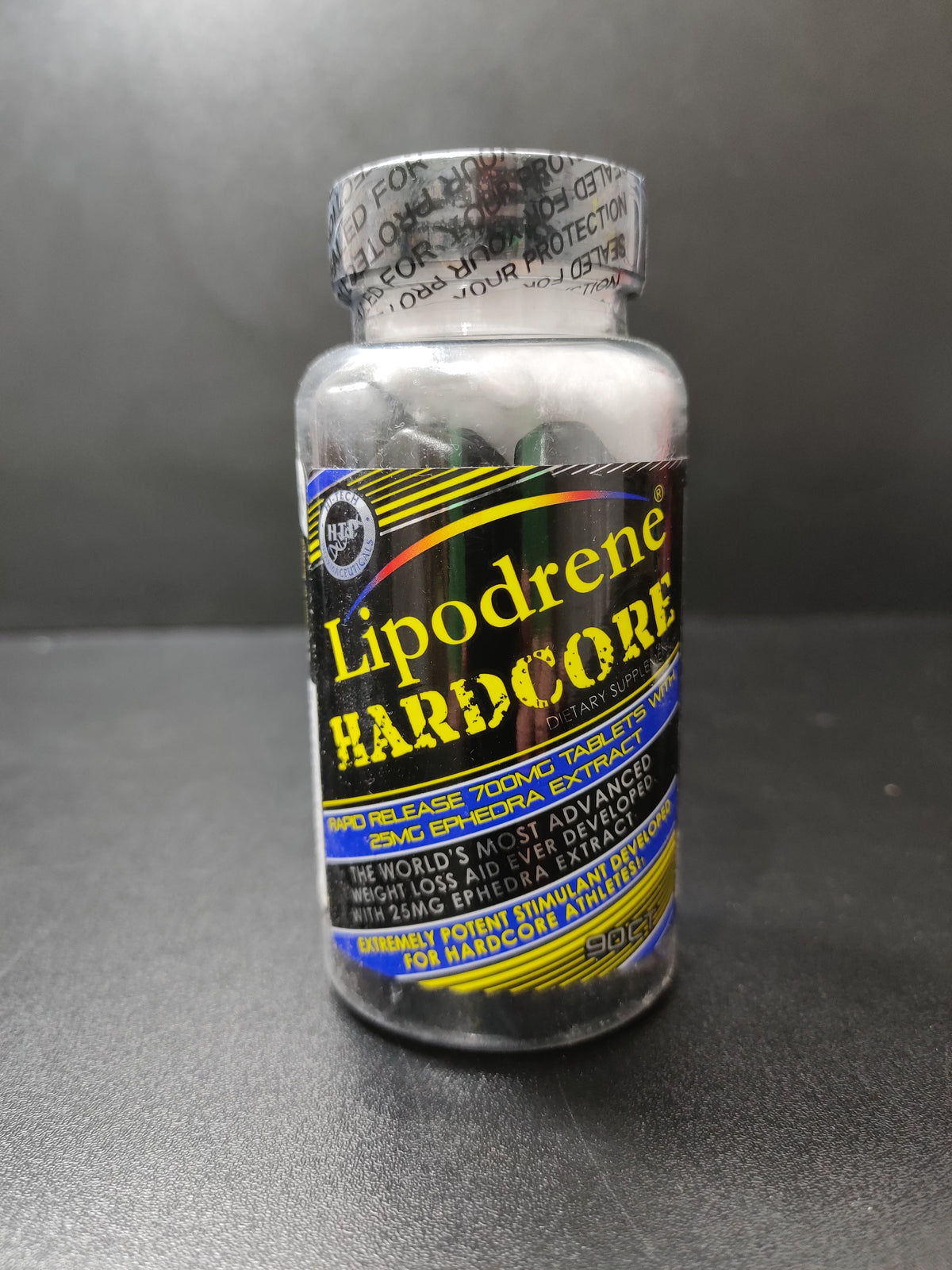 QUEMADOR DE GRASA LIPODRENE HARDCORE 90 CAPSULAS (NEGRO)