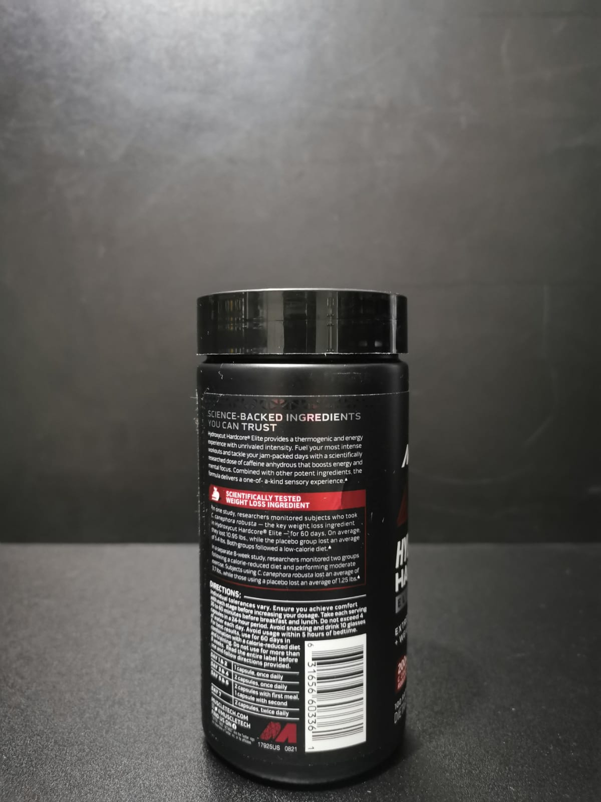 HYDROXYCUT HARDCORE ELITE MUSCLETECH RESEARCH 100 CAPSULAS