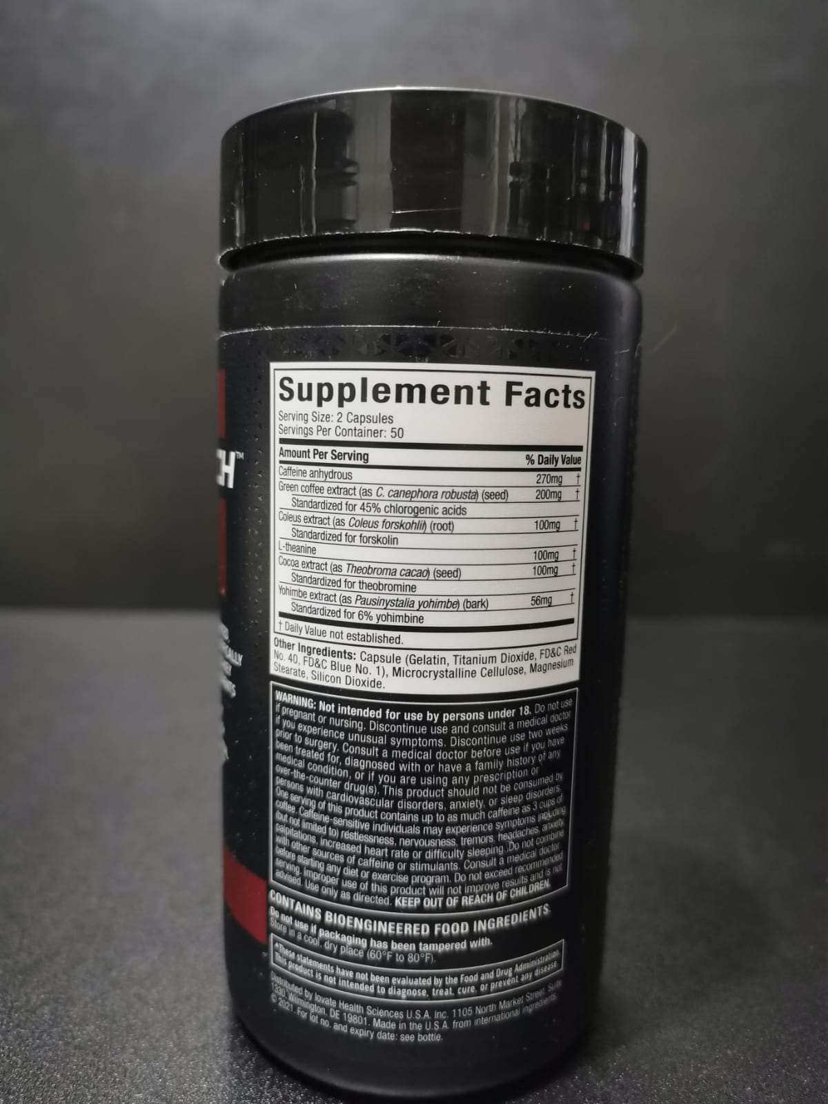 HYDROXYCUT HARDCORE ELITE MUSCLETECH RESEARCH 100 CAPSULAS