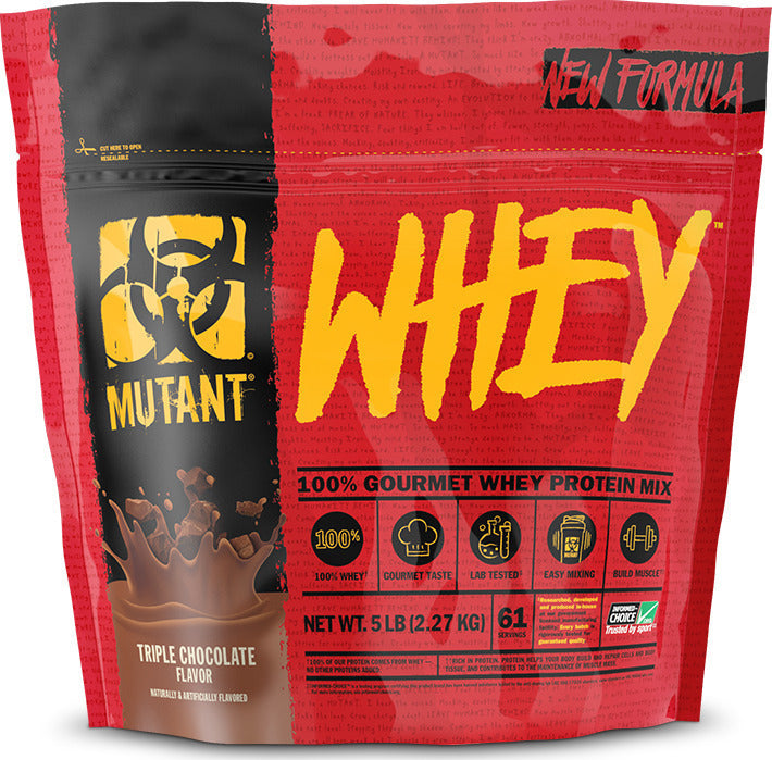 WHEY PROTEIN MUTANT 61 SERVES 5LBS. (2.27 KGS.)